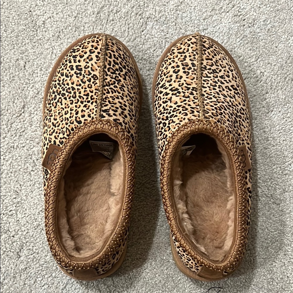 UGG Tasman Rubber Leopard Print Women's Slippers